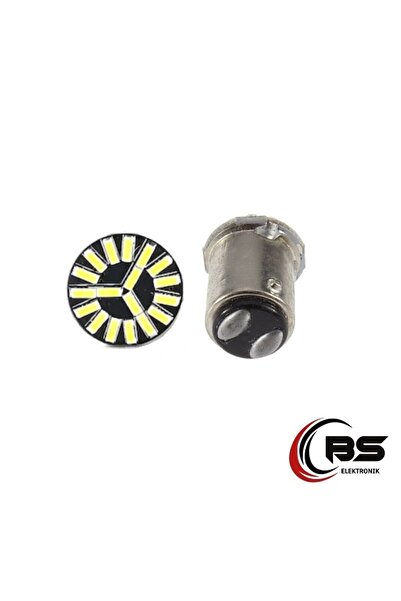 Cin Çift Duy 1157 Soket 18 Led Ampul Fren.bazı Araçlarda Gündüz Farı N11.612