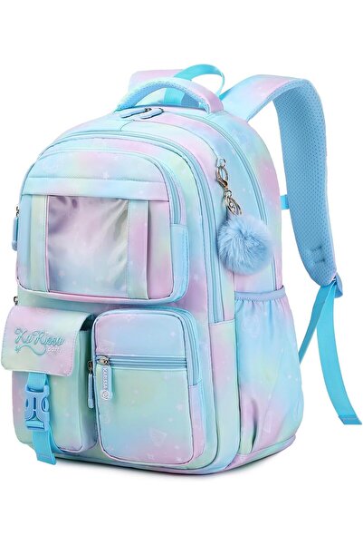 Generic حقيبة ظهر للأطفال حقيبة مدرسية للبنات حقيبة مدرسية خفيفة الوزن ومتعدد...