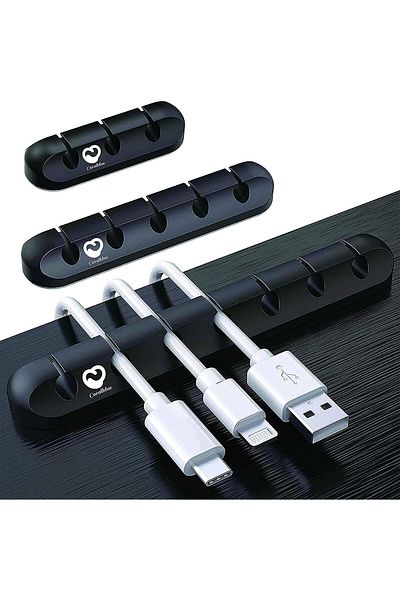 erorex مجموعة تنظيم الكابلات، مُنظّم كابلات للمنزل والمكتب. مفيد لأسلاك الطاقة وكابل USB وكابل التلفزيون.