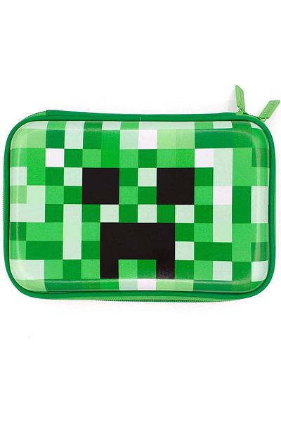 erorex Pencil Case 21.5X14.5X5Cm Cool Green Pen Box Holder Bag With Zipper Large Capacity Pencil Case With