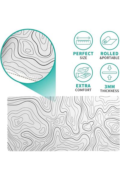 erorex وسادة ماوس للألعاب مقاس XL 80 × 30 سم مع قاعدة مطاطية مضادة للانزلاق للوحة المفاتيح والماوس