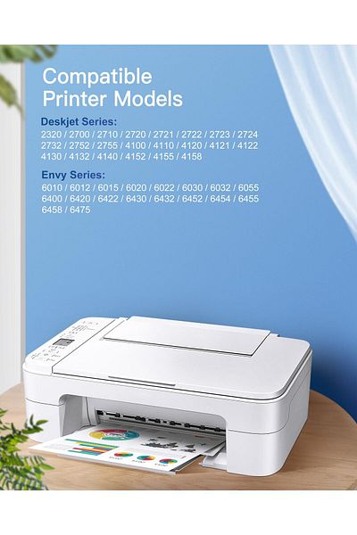 erorex خراطيش حبر HP 305 متوافقة مع HP 305، خراطيش حبر HP 305 Xl عالية الإنتاجية متوافقة مع HP Deskjet 2300