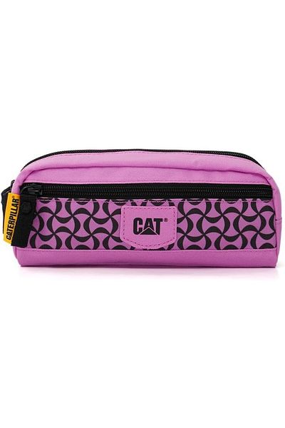 erorex Pencil Case Geometric Shape Pink Black