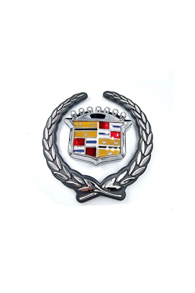 BsElektronik كاديلاك محبوك تزوير فضي اللون بلاستيك لصانعي الملصقات - 10 سم