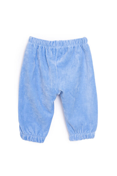 ebebek Hello Baby HelloBaby Erkek Bebek Eşofman Alt Fitilli Kadife Örme Lastikli Paça