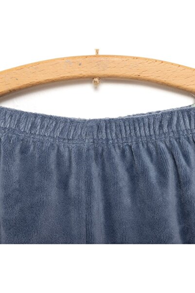 ebebek Hello Baby HelloBaby Erkek Bebek Eşofman Alt Fitilli Kadife Örme Lastikli Paça