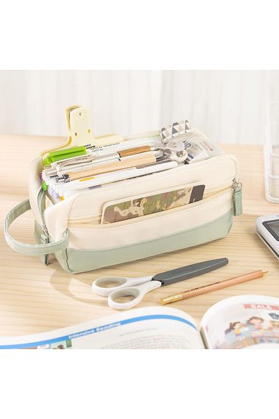 erorex Large Pencil Case Pen Pouch School Supplies Organizer Bag Marker Pouch For Middle School Office