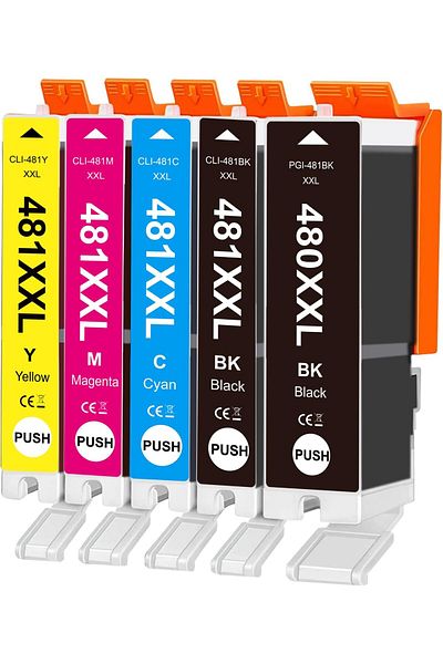 erorex خراطيش حبر بديلة متوافقة مع طابعات كانون Pgi 480 Cli 481 لطابعات كانون Pgi 480Xxl Cli 481Xxl 480 481