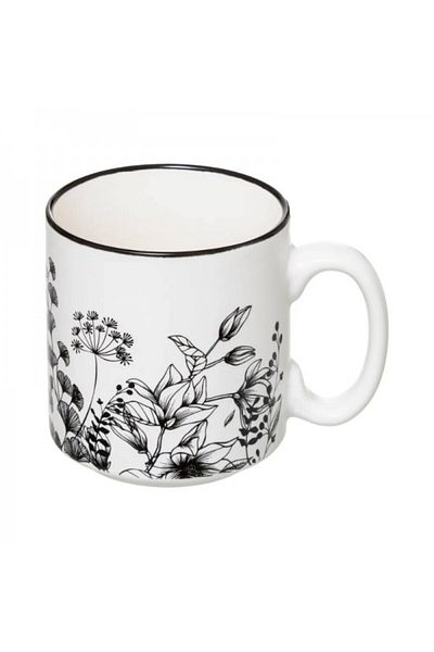 Secret de Gourmet Set of 4 cups with stand, Flora, 240 ml