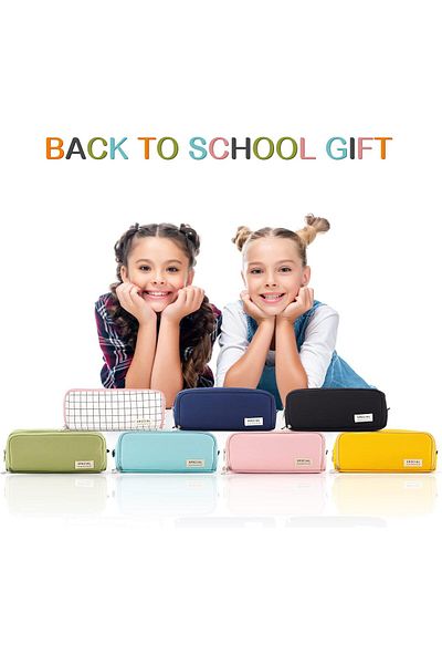 erorex Large Pencil Case 3 Tier Compartments Pencil Case Portable Multifunctional Pencil Case Suitable For
