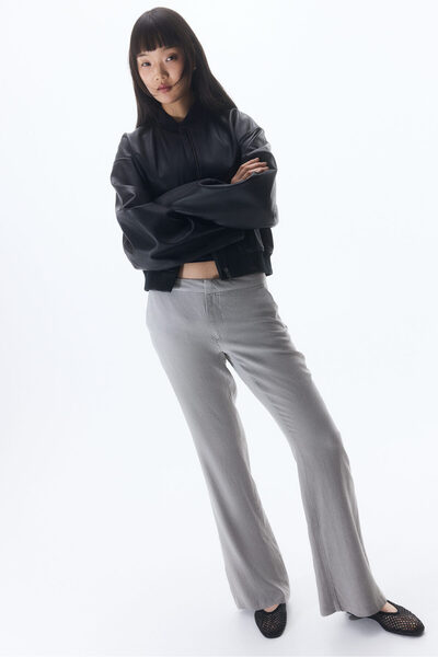 H&M Keten Karışımlı Şık Pantolon