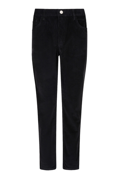 Hatemoğlu Black Dynamic Fit 5 Pocket Velvet Trousers