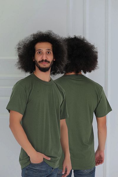 CENNETOĞLU Men's Slim Fit Crew Neck Undershirt T-Shirt