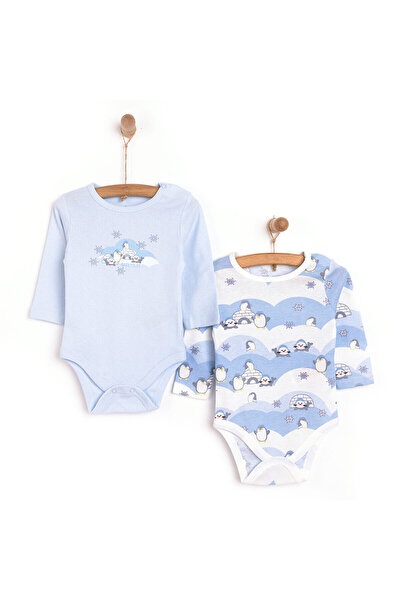 ebebek Hello Baby HelloBaby Erkek 2li Uzun Kol Body Erkek Bebek