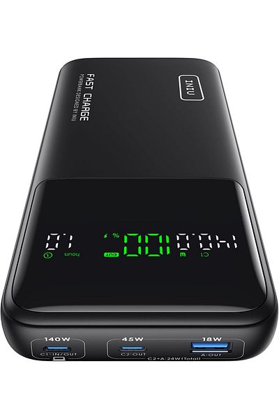 erorex باور بانك 27000 مللي أمبير/ساعة 140 واط باور بانك كلاين أبر ستارك مدخل ومخرج USB C للهواتف والكمبيوتر المحمول
