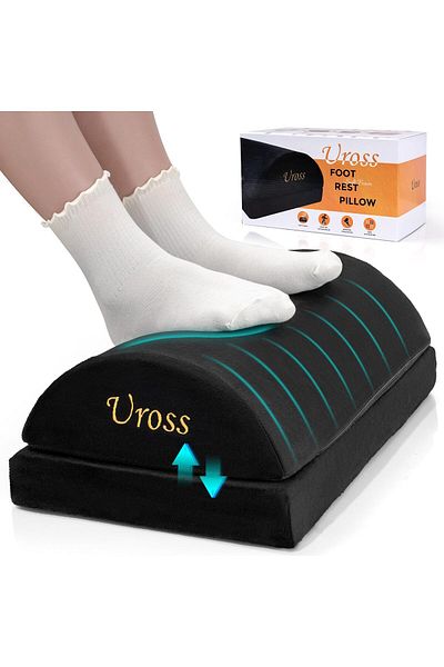 erorex Foot Rest For Under Desk At Work Ergonomic Foot Rest Under Desk Velvet Soft Foam Foot Rest Cushion