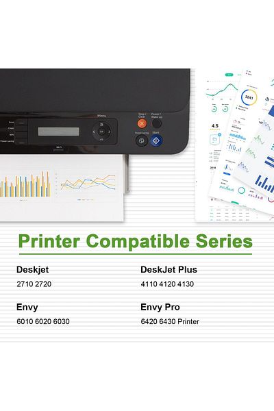 erorex خرطوشة حبر 305XL سوداء وملونة مُعاد تصنيعها لطابعات HP 305 XL 305، حبر طابعة Deskjet 2700