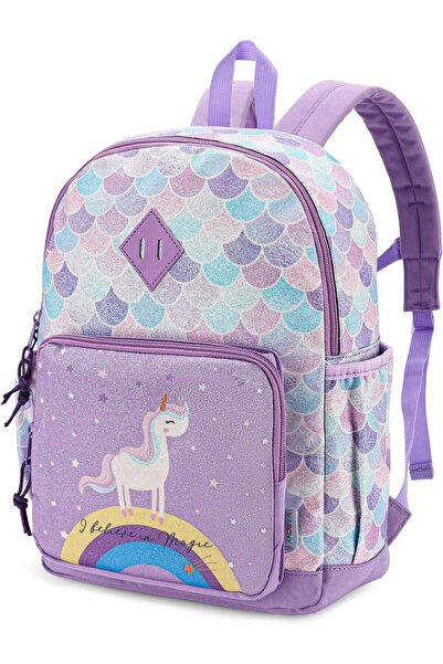 Generic Kids Backpack Girls Boys 16 Inch Primary School Backpack With Chest S...
