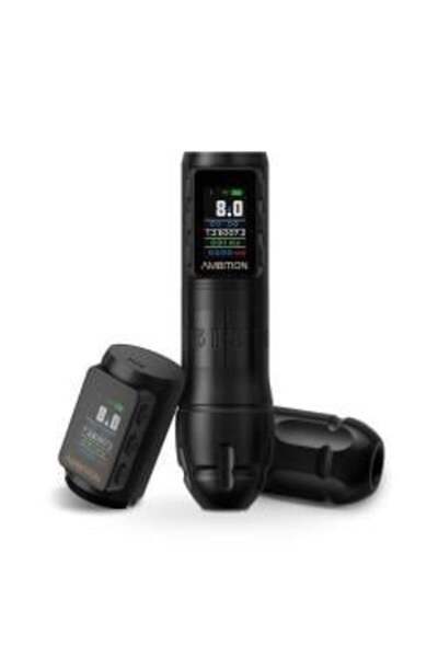 Ambition Vibe Max Kablosuz Dövme Makinesi - Black