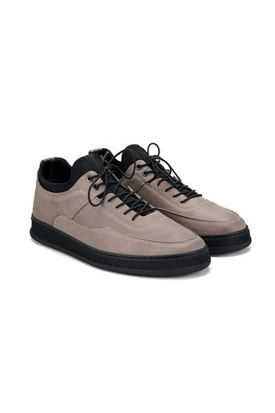 Desa Abdiel Gray Men's Nubuck Leather Casual Shoes