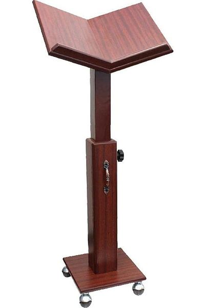 erorex Adjustable Large Wooden Quran Holder Stand With Wheels