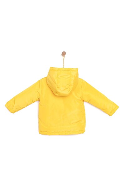 ebebek Hello Baby HelloBaby Erkek Bebek Kapüşonlu Mont Micro Kumaş Fermuarlı Non-Basic Hakim Yaka Uzun Kol