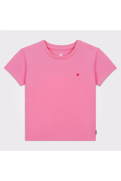 Converse Slim Fit Kadın Pembe T-Shirt