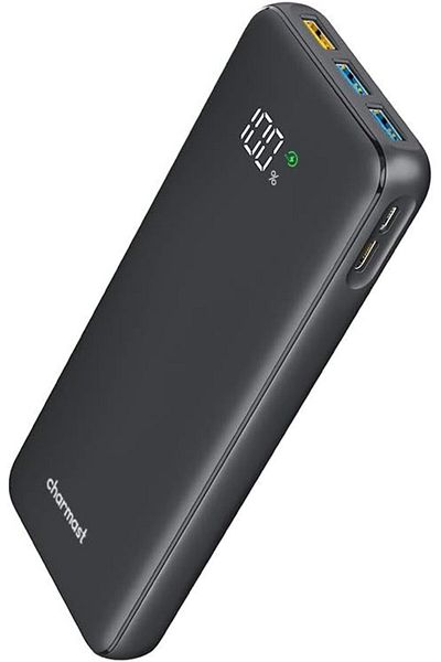 erorex بنك طاقة محمول PD 23800 مللي أمبير في الساعة USB C 18 واط مزود بشاحن محمول بشاشة LED وحزمة بطارية مع 2