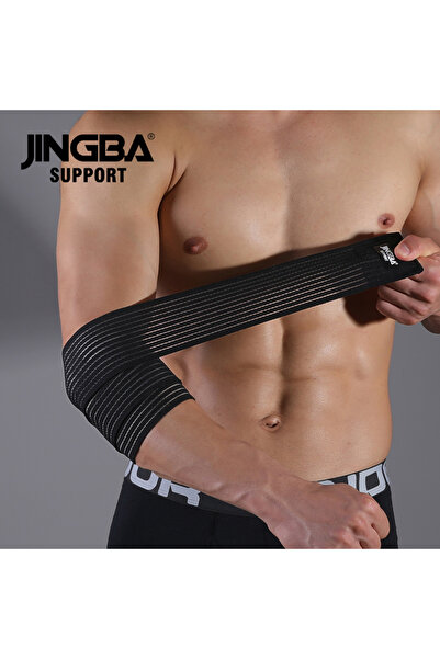 Choice قطعة واحدة سوداء قابلة للتعديل لحماية الكوع لرفع الأثقال وأشرطة مرنة ل...