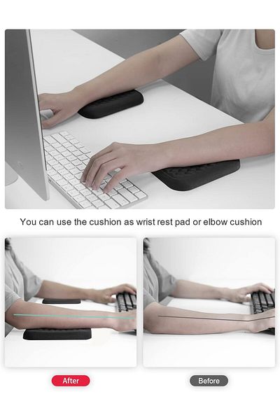 erorex Wrist Rest Pad 2 Pcs Elbow Rest Pads For Desk Elbow Rest Pad Relieve Elbow Pain Computer Armrest