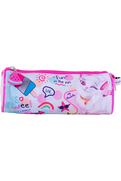 Generic حافظة أقلام مدرسية باللون الوردي