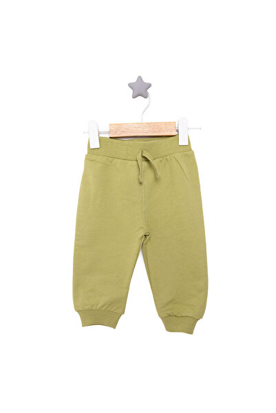 ebebek Hello Baby HelloBaby Erkek Bebek Eşofman Alt Şardonlu Kumaş Ribana Paça