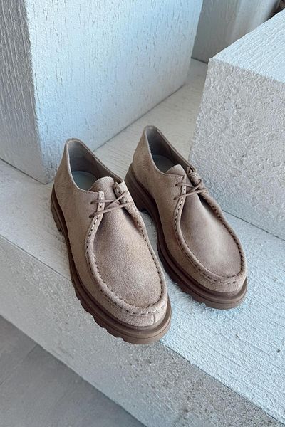 nope21shoess Обувки от естествена кожа в тъмнобежово Берлин