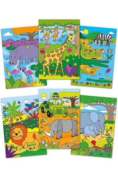 erorex Water Magic Safari Coloring Book For Children