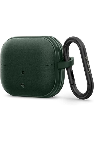 erorex Parallax For Airpods 4 Case Cover 2024 With Carabiner Ash Gray