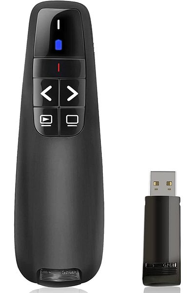 erorex Presentation Clickers For Powerpoint Clicker For Laptop Presentations Remote Usb Wireless Presenter
