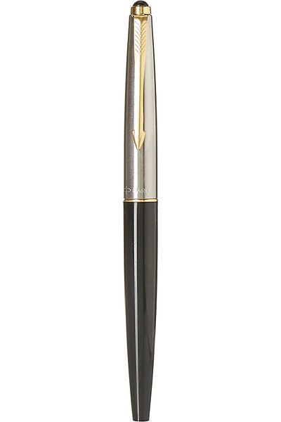 erorex Galaxy Standard Gold Trim Roller Ball Pen Black