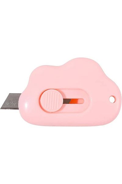 erorex Cloud Shaped Mini Art Utility Knives Box Cutter Retractable Letter Openerportable Suitable For