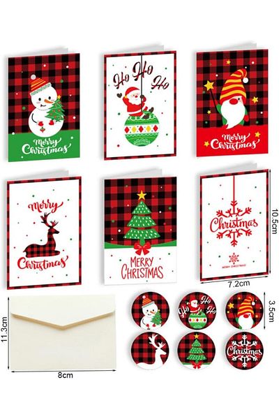 erorex Christmas Greeting Cards Handmade Unique Christmas Cards Assortment With Envelopes And Matching