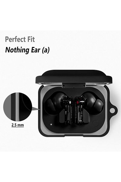 erorex Carrying Silicone Case Compatible With Soundpeats Air 4 Pro Protective Soft Cover With Anti Lost
