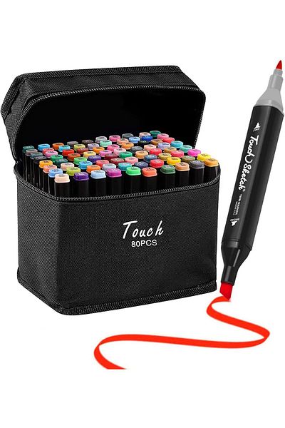 erorex 80 Colors Markers Brush Dual Tips Art Markers Pen For Kids And Adult For Painting Coloring