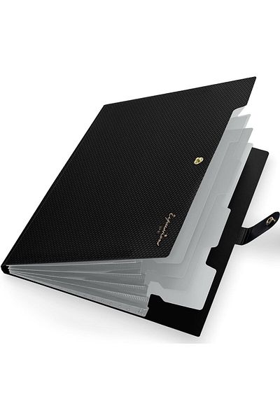 erorex Expanding File Folder File Organizer With 5 Pocket Folders Letter Size Portable Paper Organizer