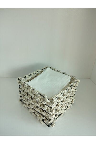 Sorgun Kadın Kooperatifi Wicker Braided Decorative Napkin Holder 15 cm