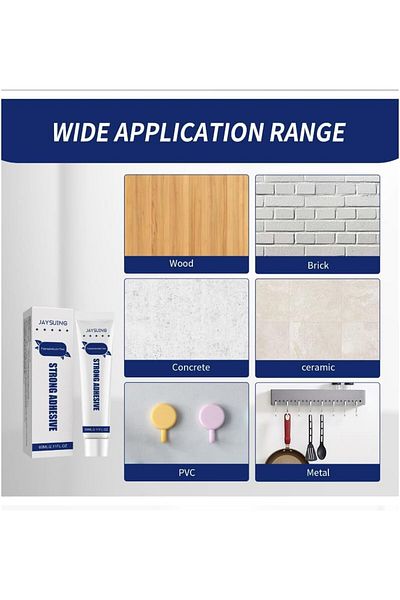 erorex Nail Free Strong Glue 2 Pcs All Purpose Glue Multipurpose Nailless Super Glue Waterproof And