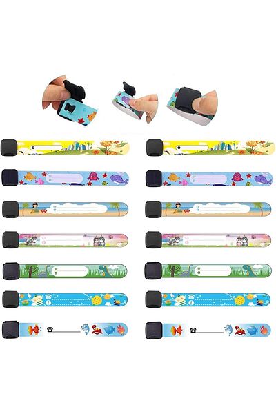 erorex Safety Wristband Bracelets For Child Kids Anti Lost Safety Id Wristbands Identification Bracelets