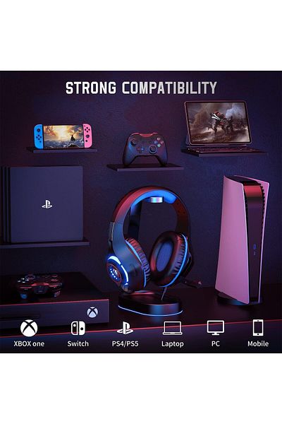 erorex Bluetooth Headphones Over Ear Lightweight Wireless Headphones Foldable Stereo Headphones For Gaming