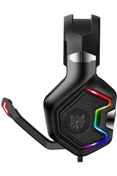 erorex 3.5Mm Wired Gaming Headphones Over Ear Game Headset Noise Canceling Earphone With Microphone Volume