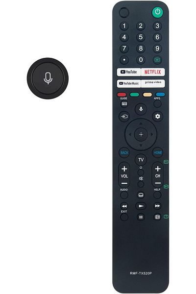 erorex Rmf Tx520P Replaced Voice Remote Control Applicable For Sony Smart Android Tv Kd 75X80J Kd 75X85J