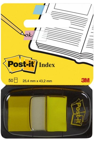 erorex Flags 1 Inch Dispenser 1 X 1.7 In 25.4 X 43.2 Mm Yellow Color Mark Highlight Color Code Organize