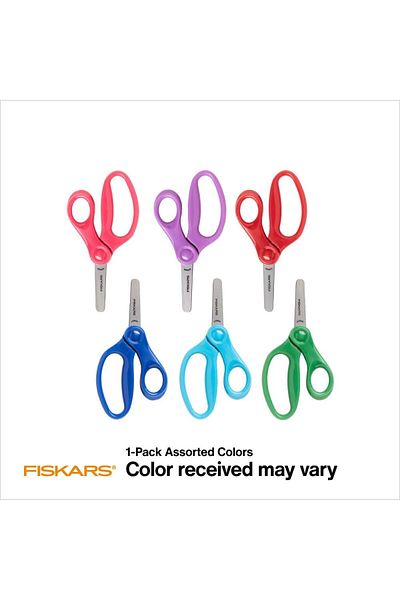 erorex 5 Inch Blunt Tip Kids Scissors For Kids Ages 4 7 Scissors For School Or Crafting Back To School